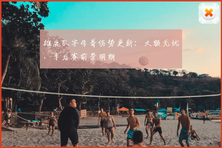 雄鹿队字母哥伤势更新：大额无忧，季后赛前景明朗